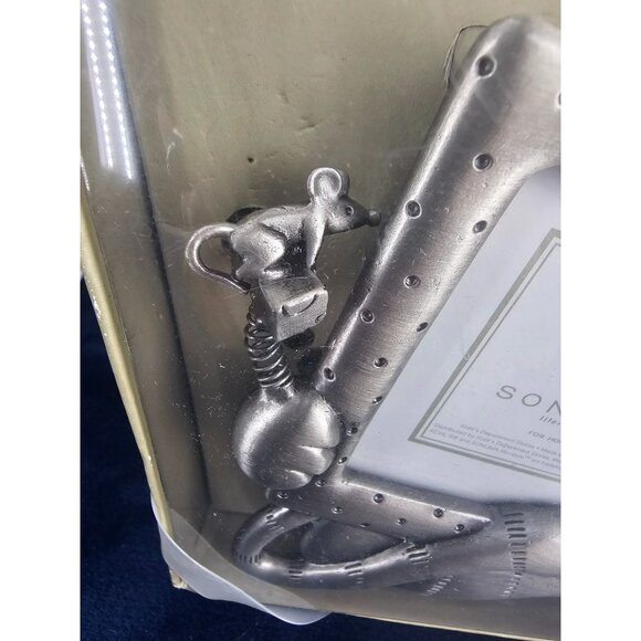 Silver Kitty Frame-Cat Frame-Photo Frame-Sonoma Photo Frame-Mouse- Picture Frame - Picture 6 of 8